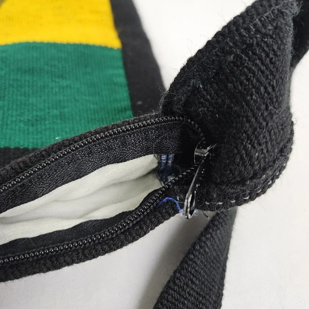 Bob Marley Bahamas Rasta Knit Hobo Pouch Bag One Love Rasta